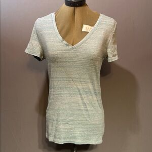 Merona Light Teal V-Neck Short Sleeve Tee